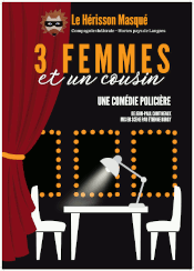 Affiche, 3 femmes et un cousin